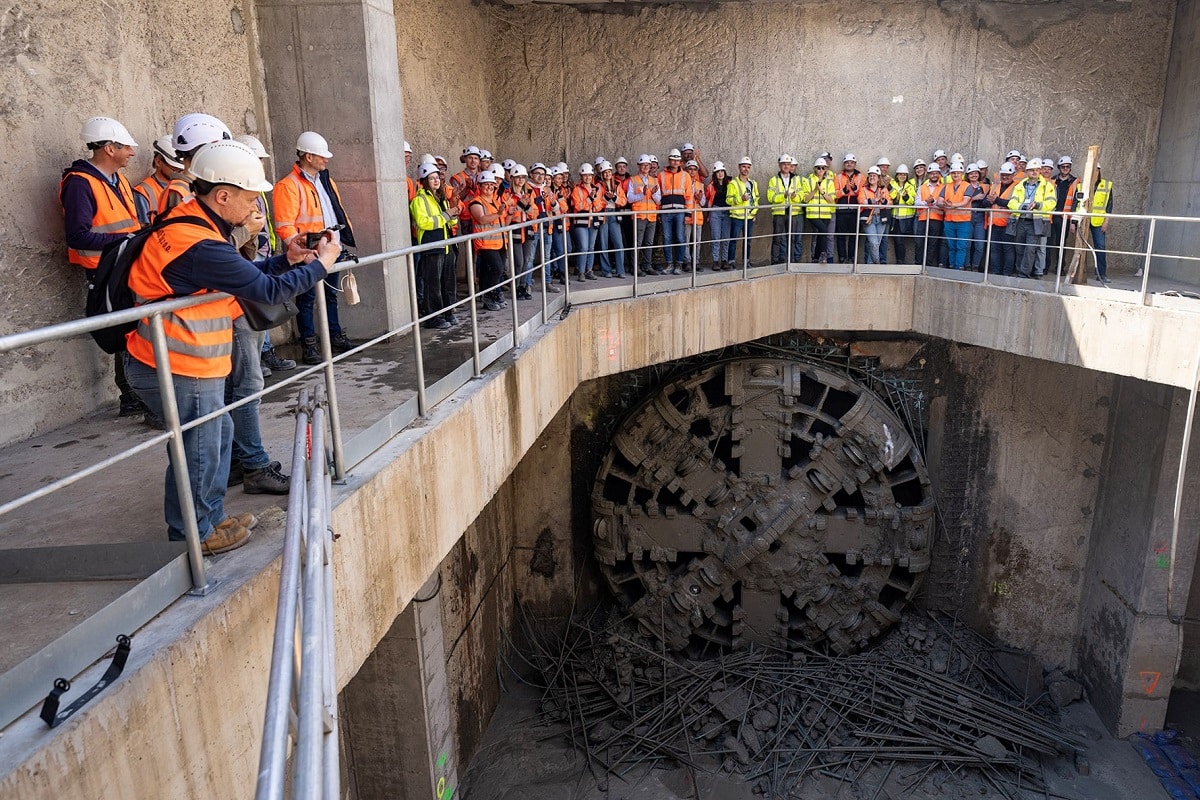 Infotram - Trwa budowa metra na Bemowie. Tarcza kończy pracę
