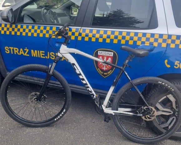 7 maja Straż Miejska w Mosinie odzyskała rower skradziony 2 maja z węzła przesiadkowego w miejscowości Drużyna, niedaleko Poznania.