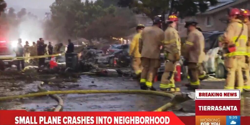 Katastrofa samolotu Cessna 550 w San Diego. Są ofiary śmiertelne