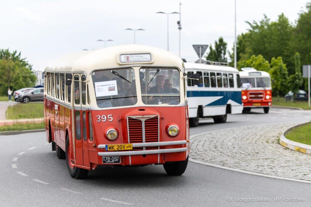 I Zlot Zabytkowych Autobusów. Zabytkowe Jelcze, Ikarusy i Autosany w sercu Podkarpacia / fot.  Grzegorz Bukala / UM Rzeszów