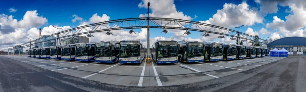 Kraków dysponuje już 137 stacjami do ładowania autobusów elektrycznych / fot. MPK Kraków