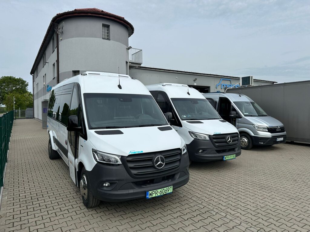 Kolejne minibusy Mercusa wyruszyły na Litwę. Po raz pierwszy wersji e-Sprinter