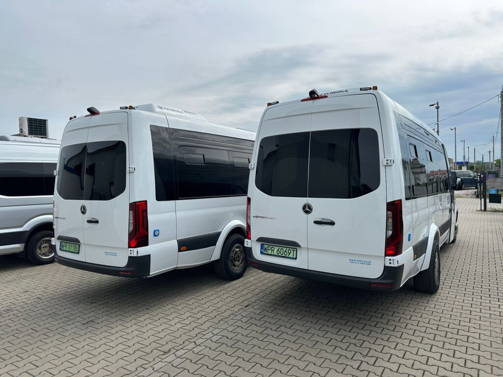 Kolejne minibusy Mercusa wyruszyły na Litwę. Po raz pierwszy wersji e-Sprinter