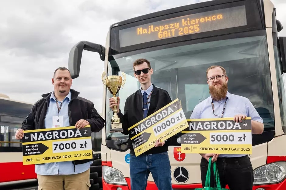 Znamy mistrza kierownicy Gdańskich Autobusów i Tramwajów: Krzysztof Pietrzak Fot. Karol Stańczak/GAiT