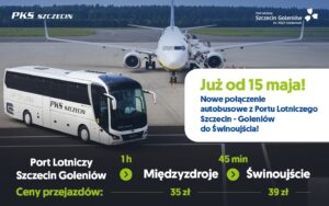 Od 15 maja z Portu Lotniczego Szczecin-Goleniów bezpośrednio do Międzyzdrojów i Świnoujścia