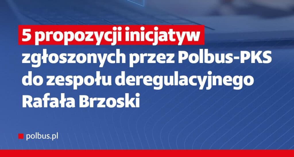 Polbus-PKS chce realnej deregulacji: pięć postulatów dla lepszego transportu publicznego / fot. PKS Polbus