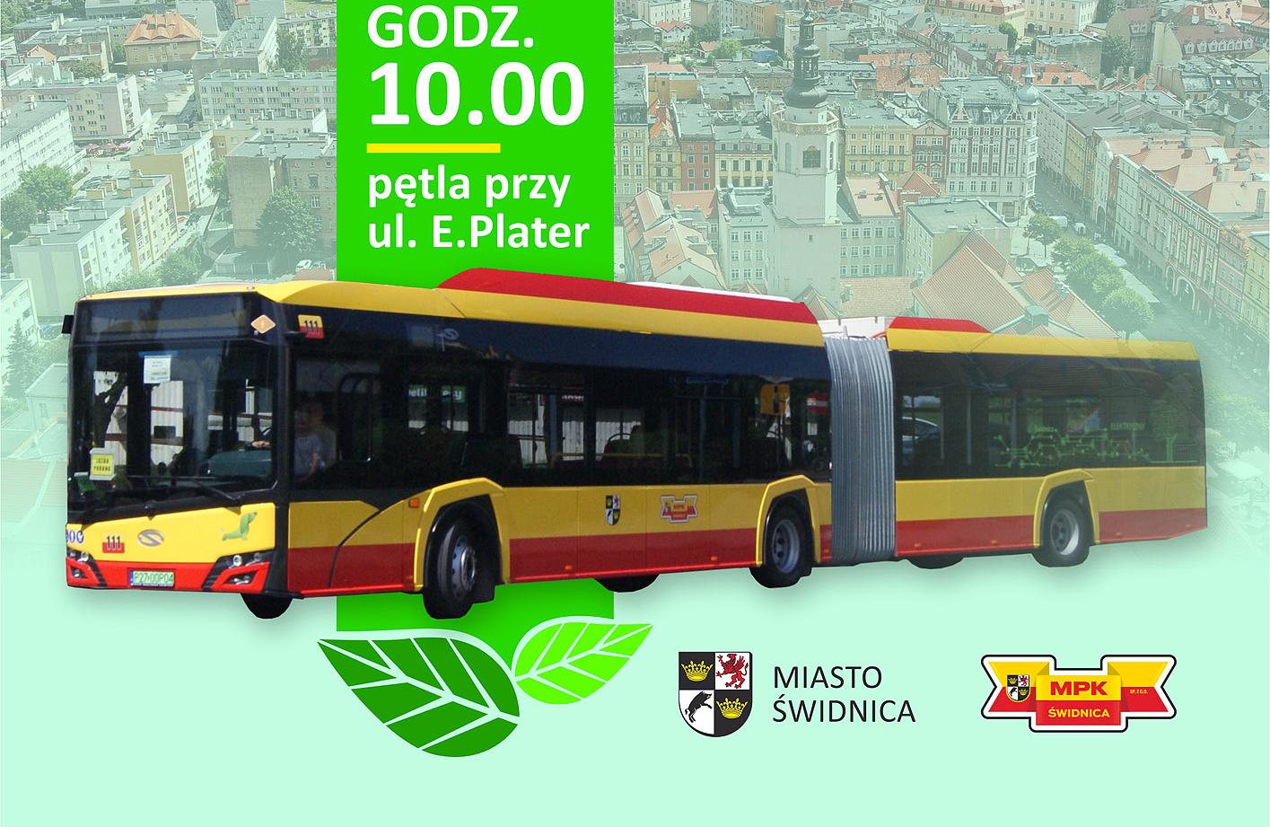 Infobus - MPK Świdnica pokaże pierwsze autobusy elektryczne od Solarisa we flocie. 30 maja