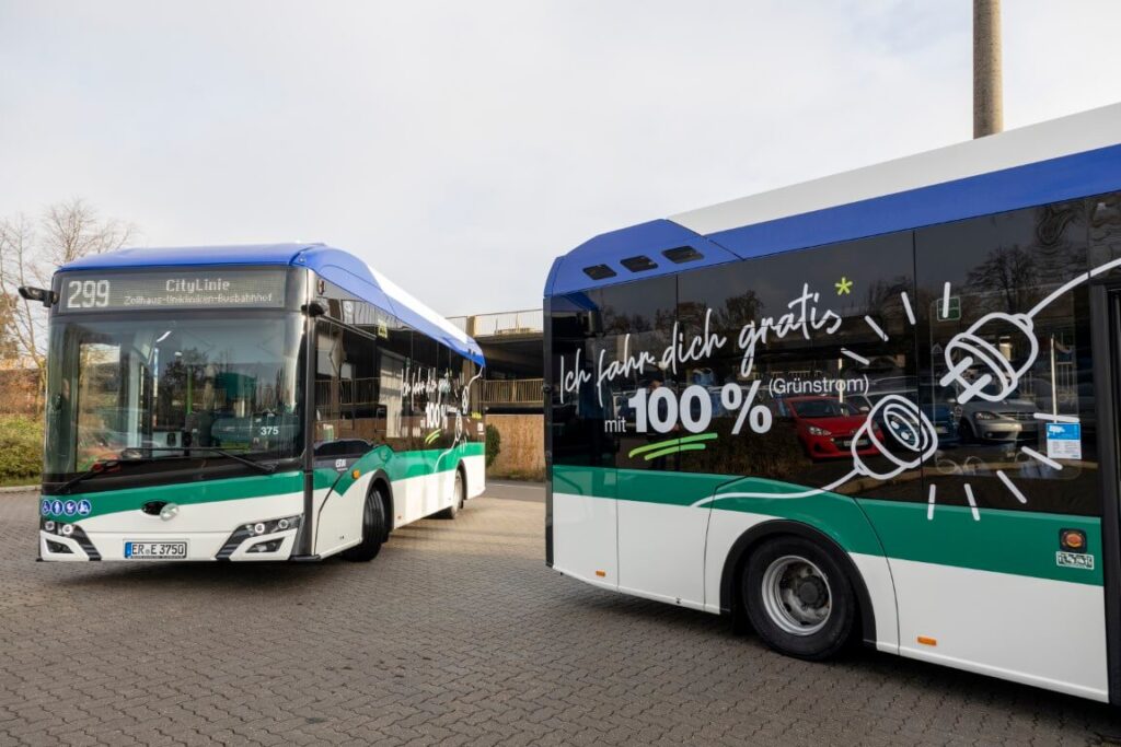 Solaris z międzymiastową ofertą dla Powiatu Grudziądzkiego. Plus trzy oferty na ładowarki