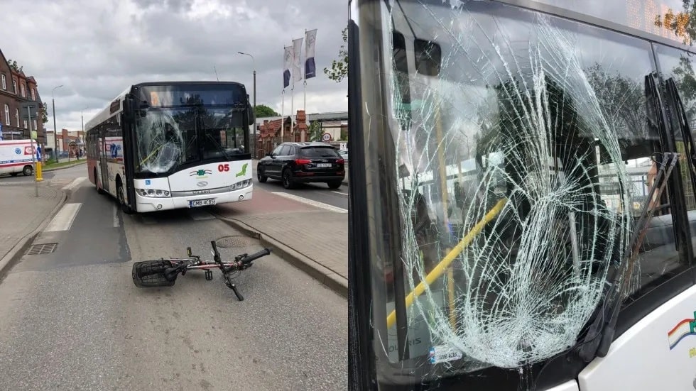 Seria zdarzeń z udziałem autobusów, pieszych i rowerzystów – Lublin, Malbork i Wrocław
