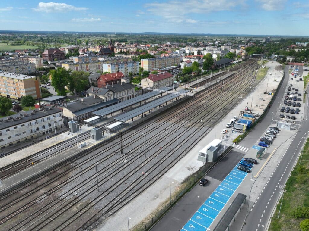 Zmieniła się stacja kolejowa Nakło nad Notecią. Nowy komfort dla pasażerów foto: PKP PLK
