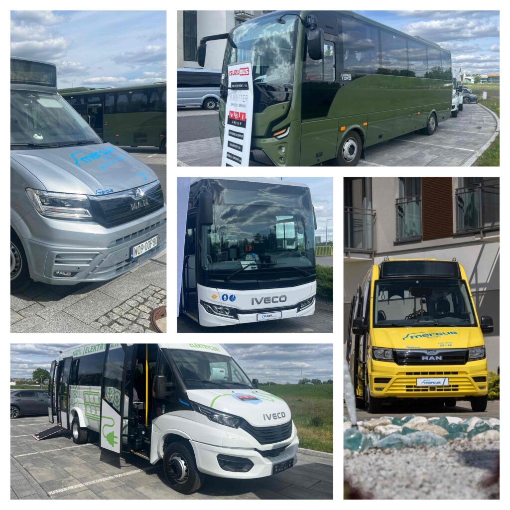 Autobusy w Uniejowie na sympozjum Polskiego PKS-u: Busimport, Mercus, Isuzu i premiera Iveco