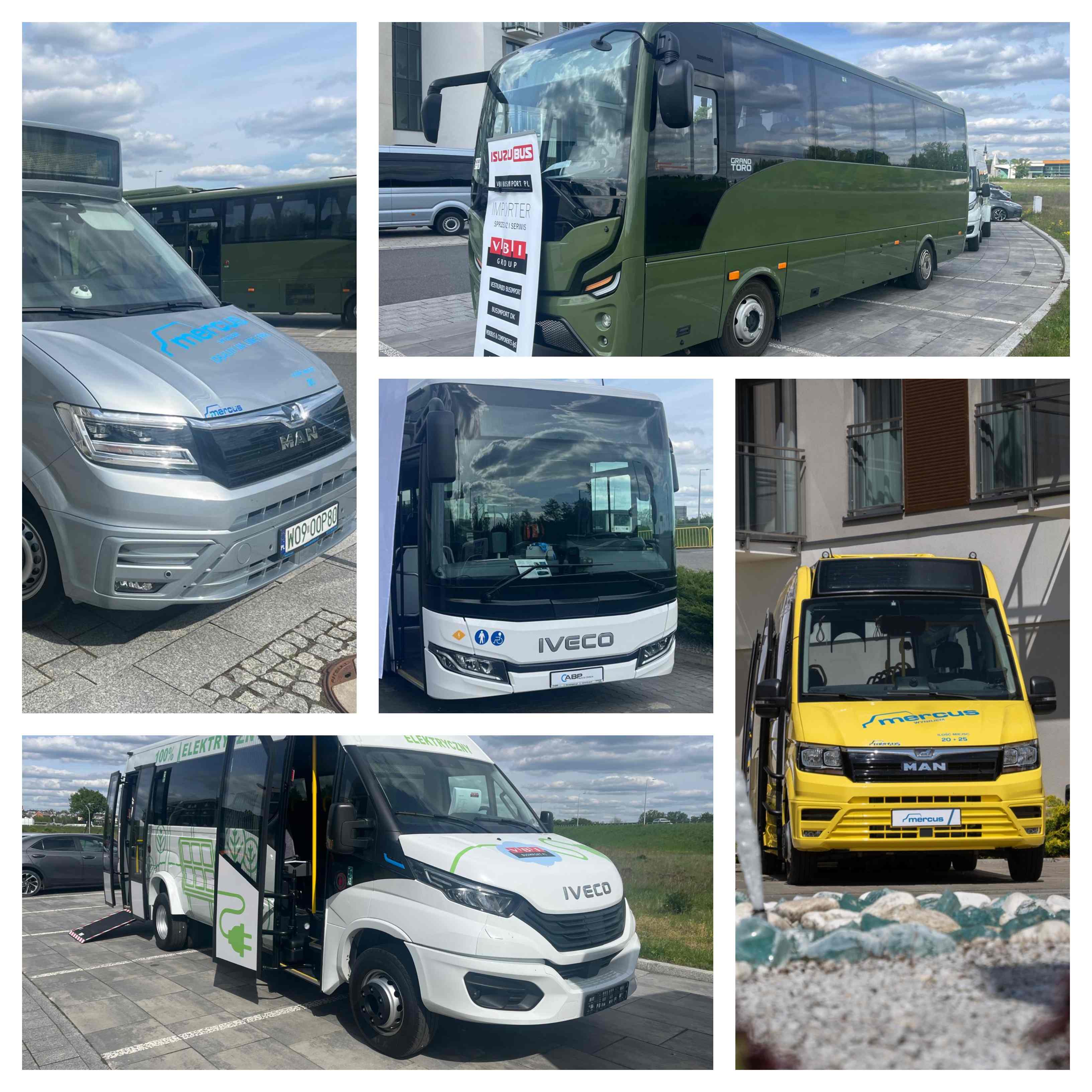 Infobus - Autobusy w Uniejowie na sympozjum Polskiego PKS-u: Busimport, Mercus, Isuzu i premiera Iveco