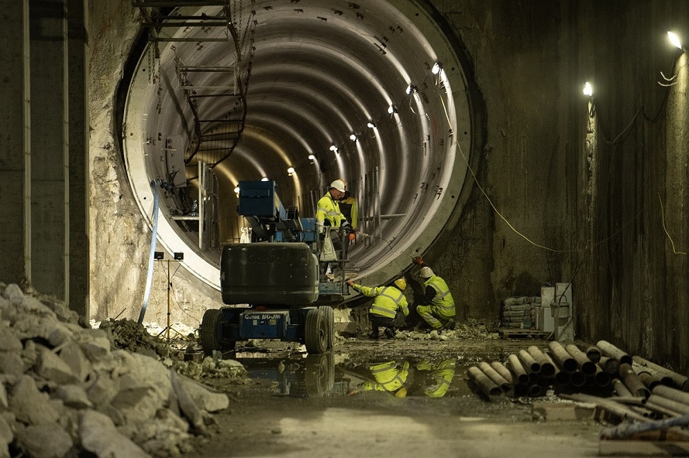 Tarcza Krystyna kończy drążenie metra na Bemowie foto: UM Warszawa