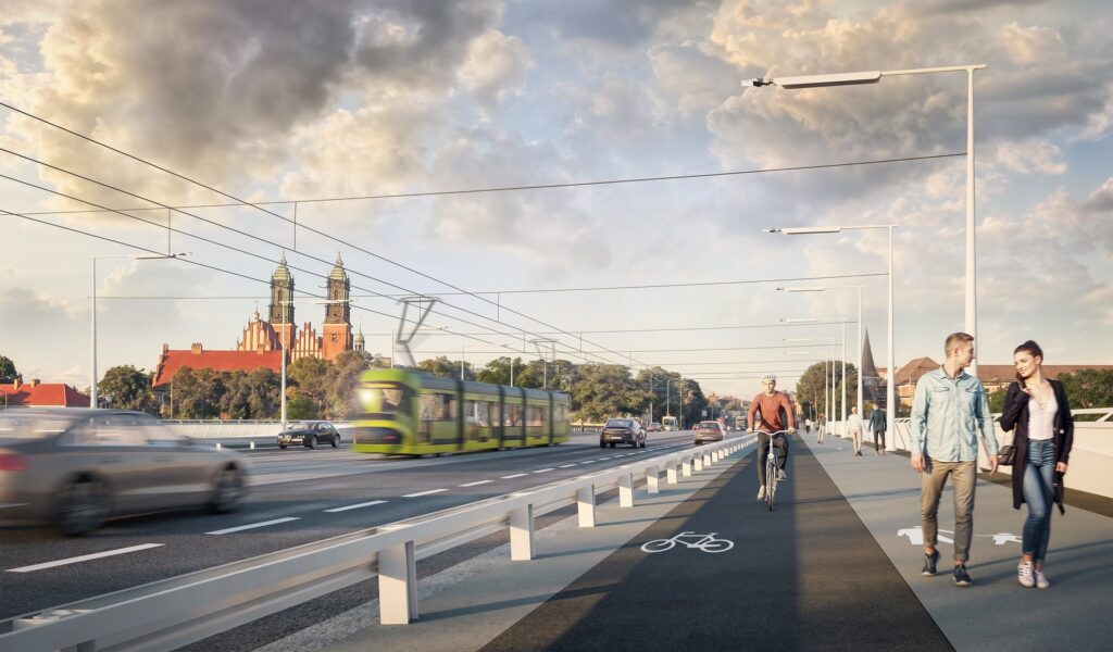 11 ofert na przebudowę Mostu Chrobrego w Poznaniu. 10 w budżecie foto: poznan.pl