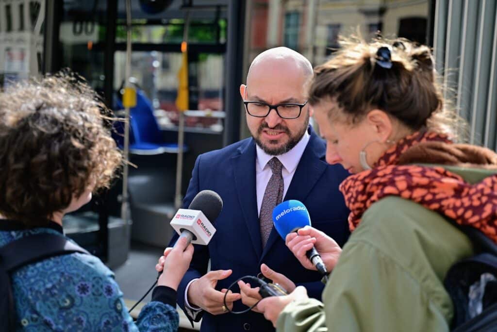 Konferencja prasowa MPK Wrocław