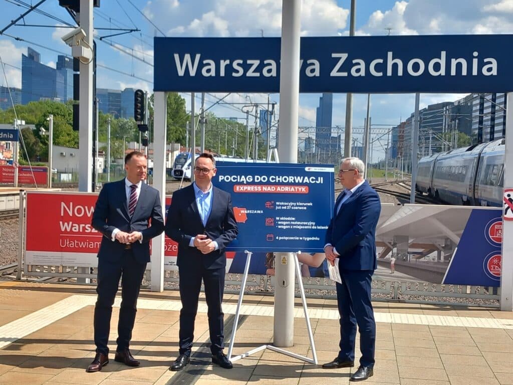 27 czerwca pierwszy pociąg Warszawa – Rijeka