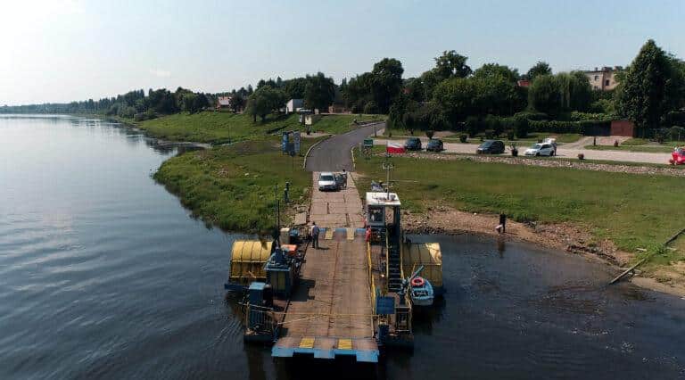 Prom w Nieszawie znów na Wiśle. Przeprawa ruszyła 1 maja foto: nieszawa.pl