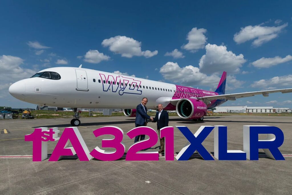 Wizz Air odebrał pierwszego Airbusa A321XLR z silnikami Pratt & Whitney fot. Airbus