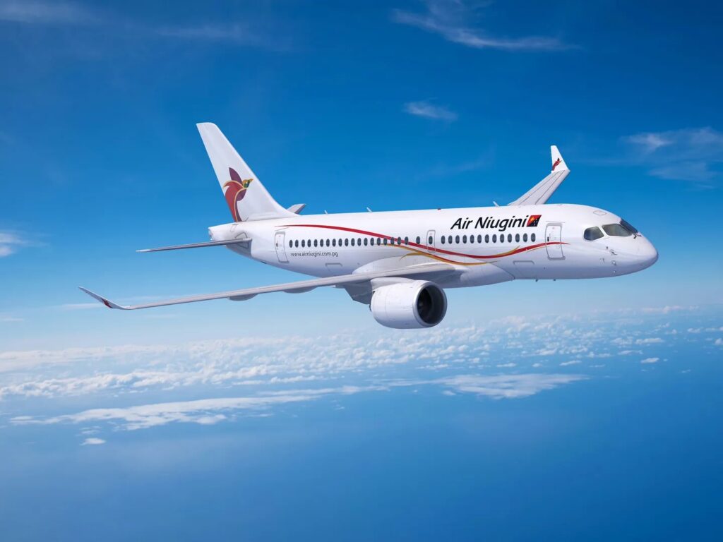 Nowoczesna flota dla Air Niugini: dodatkowe samoloty Airbus A220-100 fot. Airbus