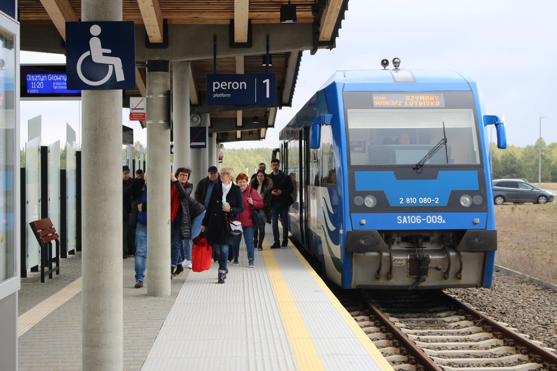 Inforail - Więcej pociągów do Portu Lotniczego Olsztyn-Mazury. Nowy rozkład od 15 czerwca