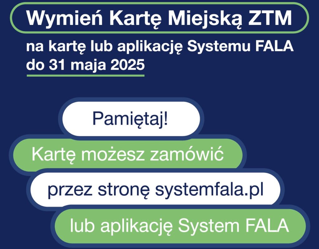 Gdańsk kończy z Kartą Miejską ZTM. System FALA przejmuje pasażerów. Od 31 maja