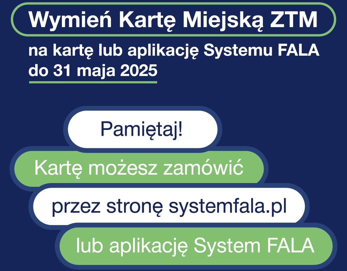 Infotrans - Gdańsk kończy z Kartą Miejską ZTM. System FALA przejmuje pasażerów. Od 31 maja