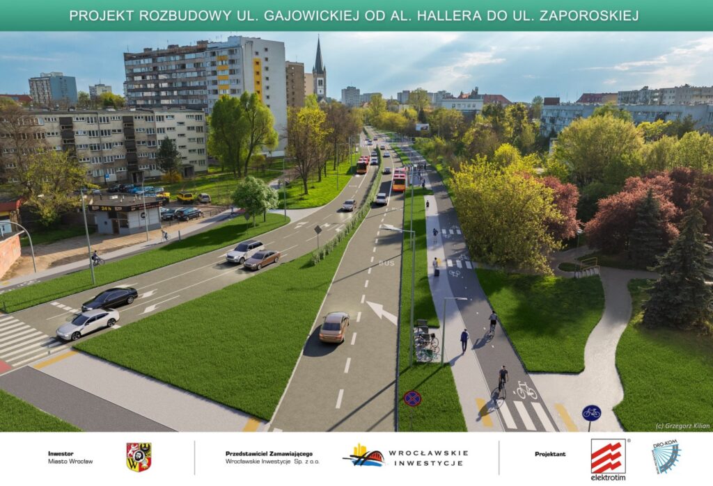 Wrocław: Jest przetarg na remont ul. Gajowickiej. Pojawi się tam buspas