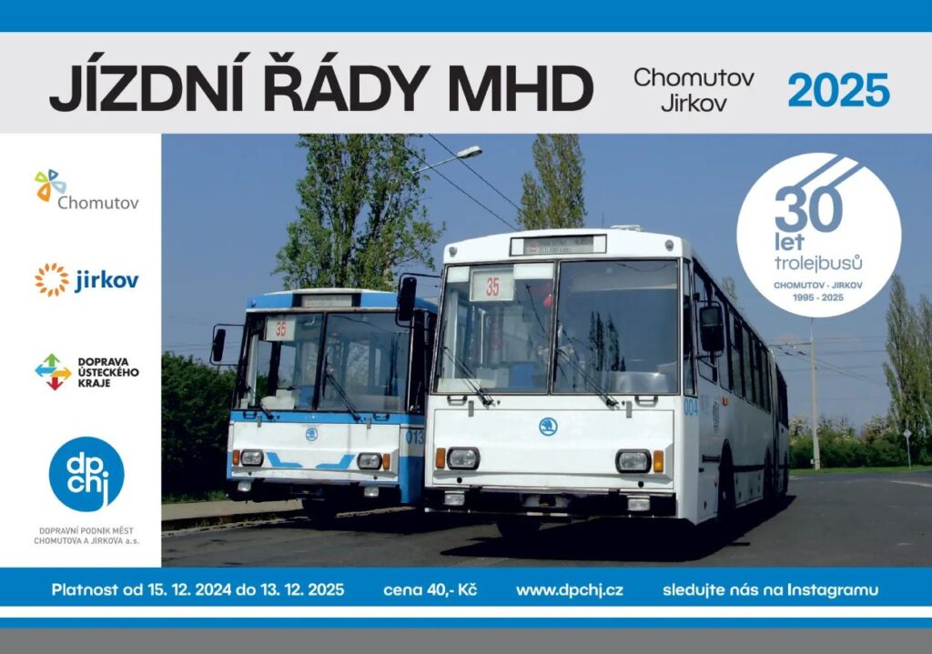 Czeski przetarg trolejbusowy w Chomutovie i Jirkovie – ruszyło postępowanie na osiem pojazdów / fot. DPCHJ