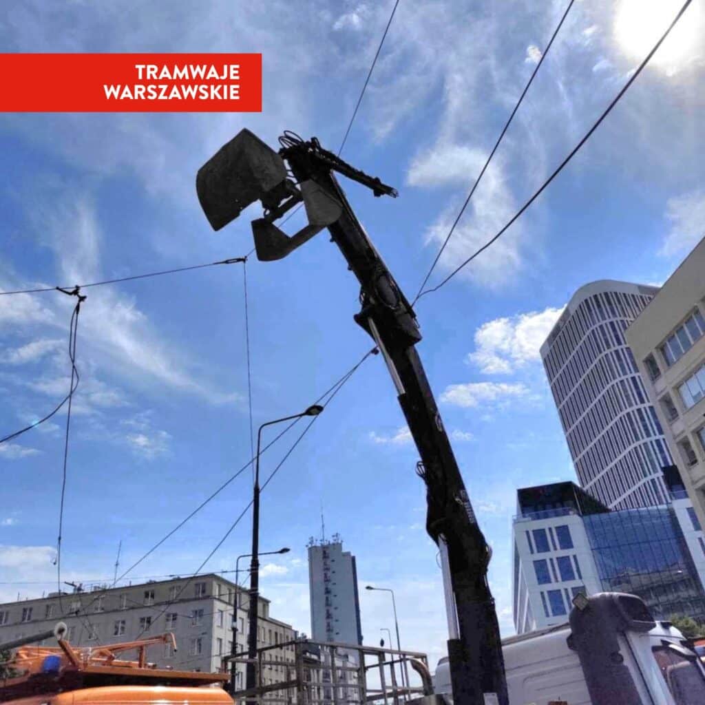 Zerwana trakcja w Warszawie