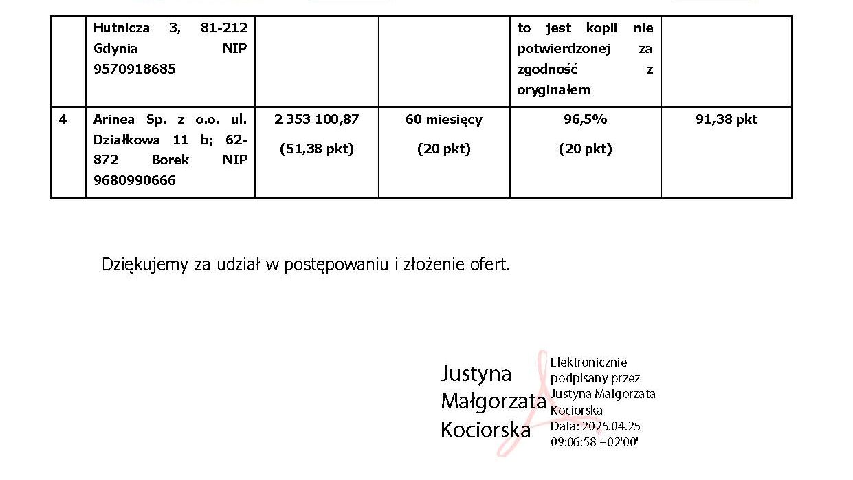 Arinea zrealizuje stacje ładowania elektrobusów w Gdyni za ponad 1,9 mln PLN
