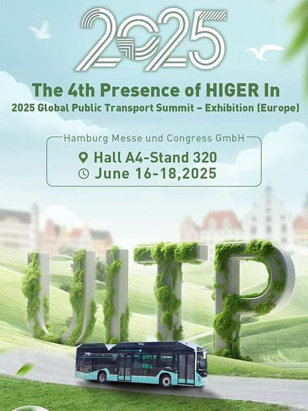 Higer Bus na targach UITP 2025 w Hamburgu