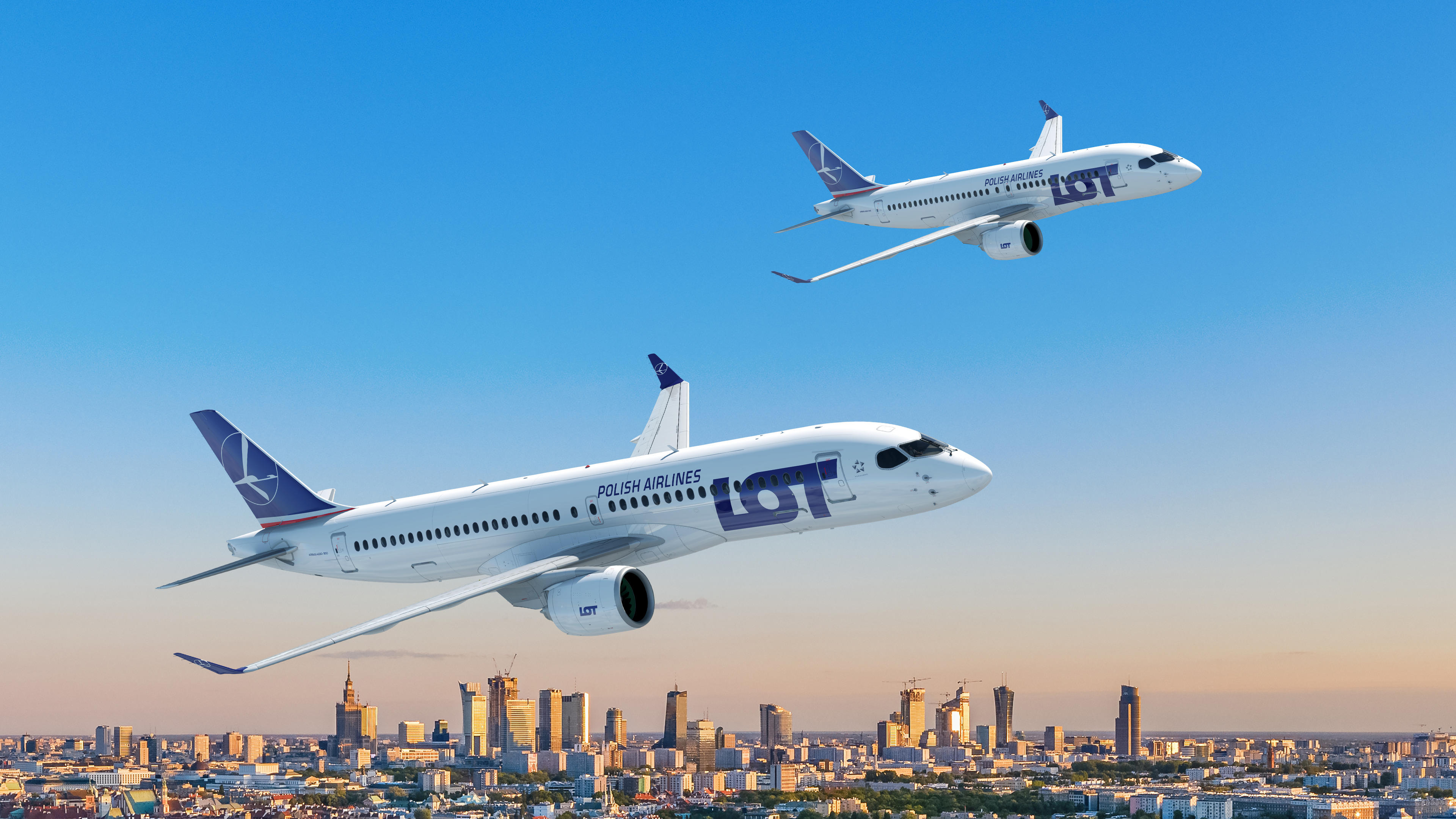 Infoair - LOT stawia na Airbusa: historyczny zakup 40 nowych A220