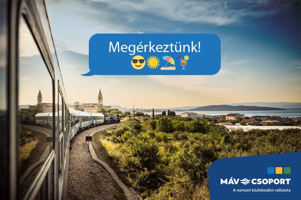 Pociąg MAV nad Adriatyk