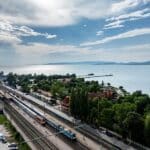 Pociąg MAV nad Balaton