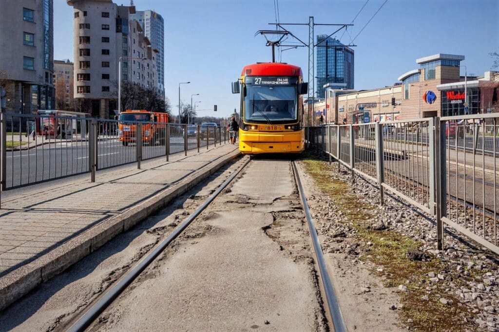 Warszawa przypomina o remoncie torów na ul. Słomińskiego foto: UM Warszawa