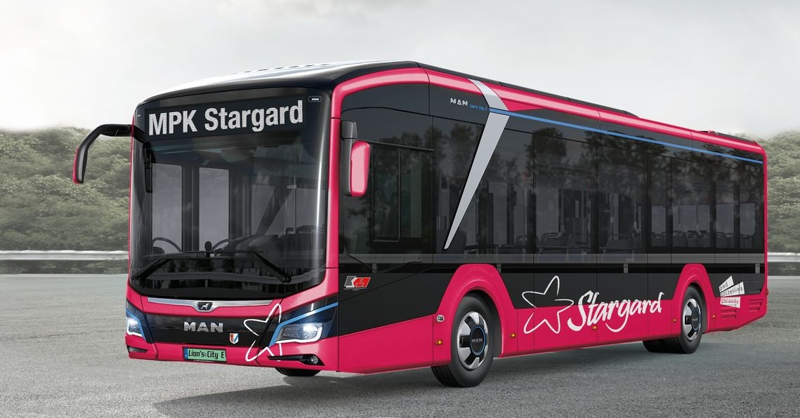 Infobus - Stargard ma umowy z MAN i Solarisem na pierwsze elektrobusy. Wiemy, jak będą wyglądać