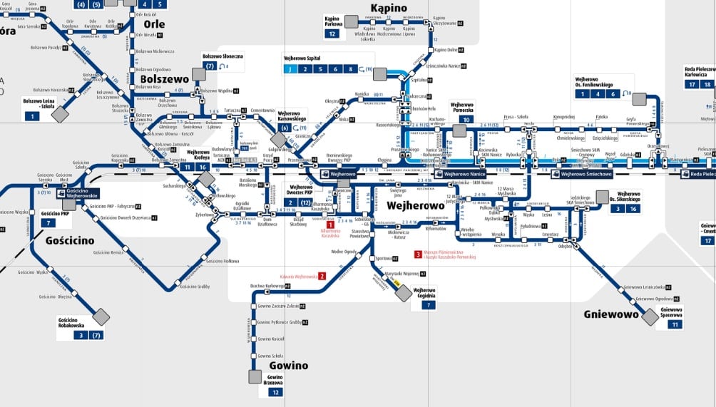 PA Gryf i PKS Gdynia biorą po dwa kontrakty autobusowe na linie w MZK Wejherowo