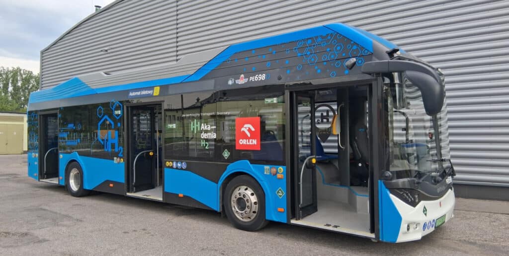 MPK Włocławek przetestuje jeszcze Arthur Busa. Autobus wodorowy wraca na ulice miasta / fot. MPK Włocławek