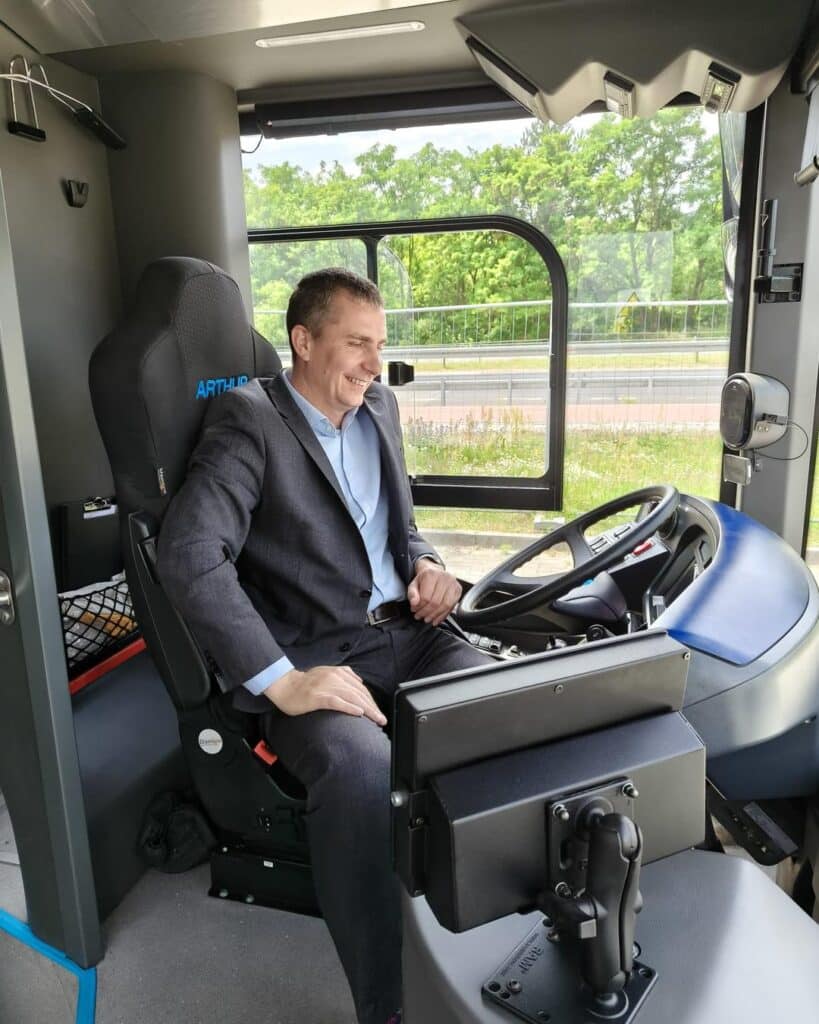 MPK Włocławek przetestuje jeszcze Arthur Busa. Autobus wodorowy wraca na ulice miasta / fot. MPK Włocławek