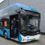 MPK Włocławek przetestuje jeszcze Arthur Busa. Autobus wodorowy wraca na ulice miasta / fot. Krzysztof Kukucki - prezydent Włocławka