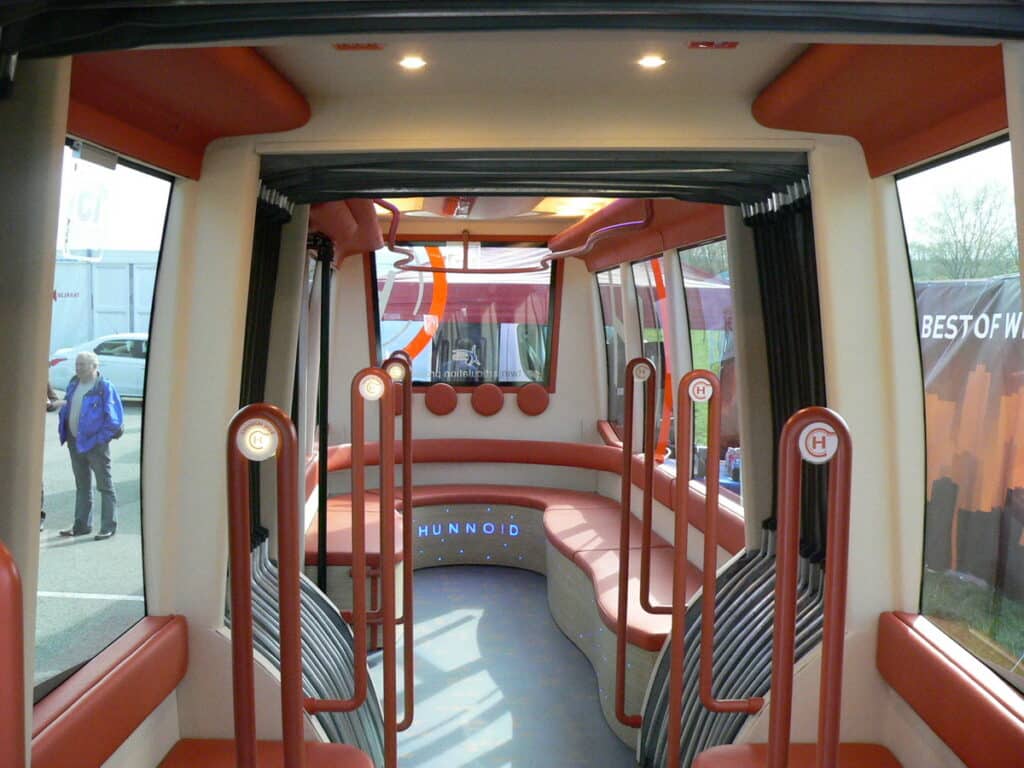Hunnoid miał być przełomem w miejskim transporcie – lekkim, przegubowym minibusem / fot. KF Service Solutions