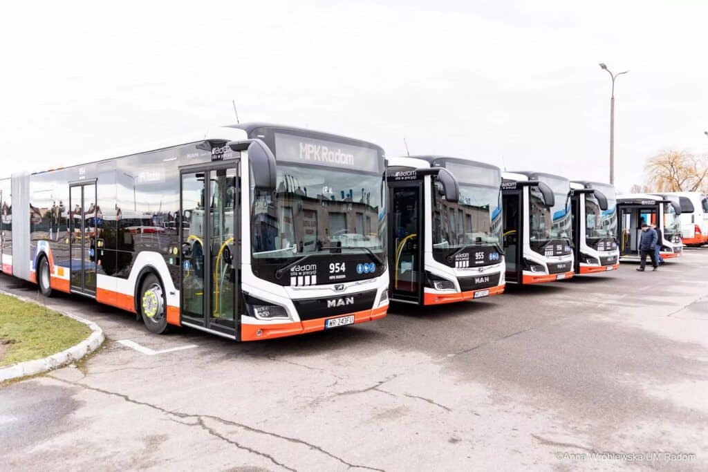 Konkurs na imiona/nazwy dla 20 autobusów elektrycznych, które będą użytkowane przez MPK w Radomiu / fot. UM Radom