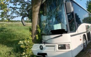 Wypadek autobusu w Bojadłach. Za kierownicą nietrzeźwa 59-latka