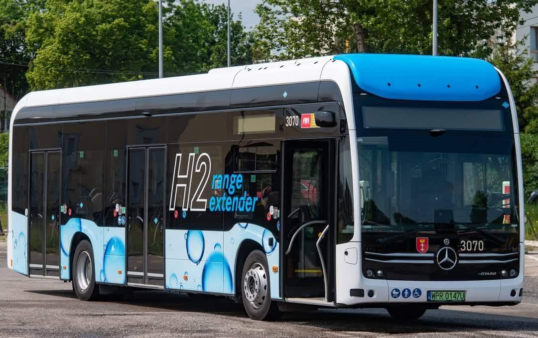 Infobus - Mercedes eCitaro Fuel Cell na testach w Gdańsku. Po pierwszym sukcesie w Rzeszowie