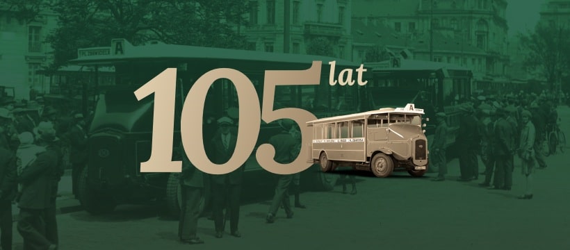 105 lat historii warszawskich autobusów! / fot. MZA