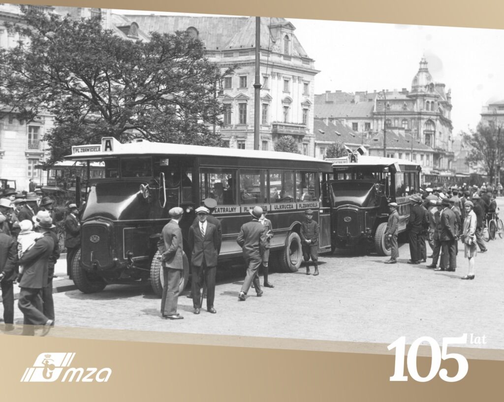 105 lat historii warszawskich autobusów!