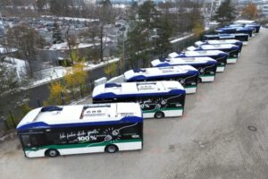 Powiat Grudziądzki wybiera Solarisa – dwa elektryczne autobusy i ładowarka