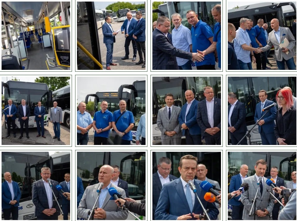 Z Bolechowa do Torunia: MZK z czterema Solarisami mild hybrid. W drodze 40 elektrobusów fot. UM Toruń
