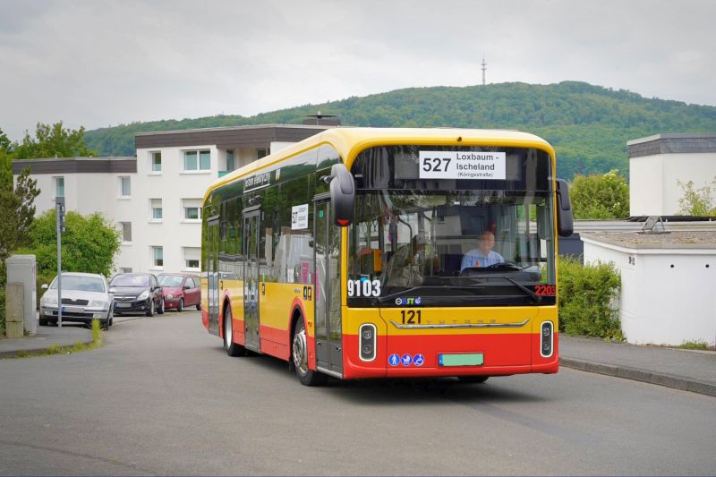Yutong U12 w warszawskich barwach trafił do Niemiec. Po testach w Skarżysku-Kamiennej fot. Hagener Straßenbahn AG (HST