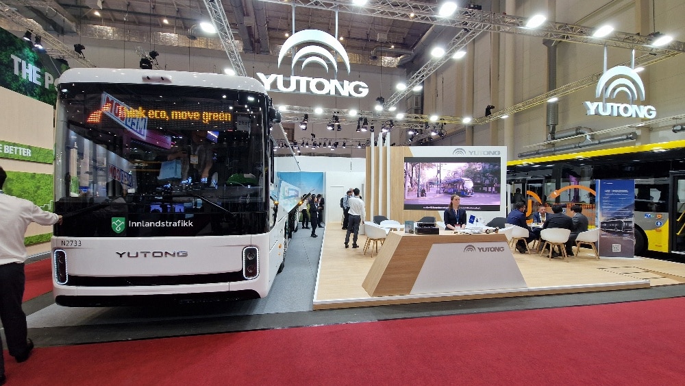 Autobusy na UIPT Summit 2025 Hamburg - oferta Yutong i IC12E - czwarta ważna premiera wystawy.